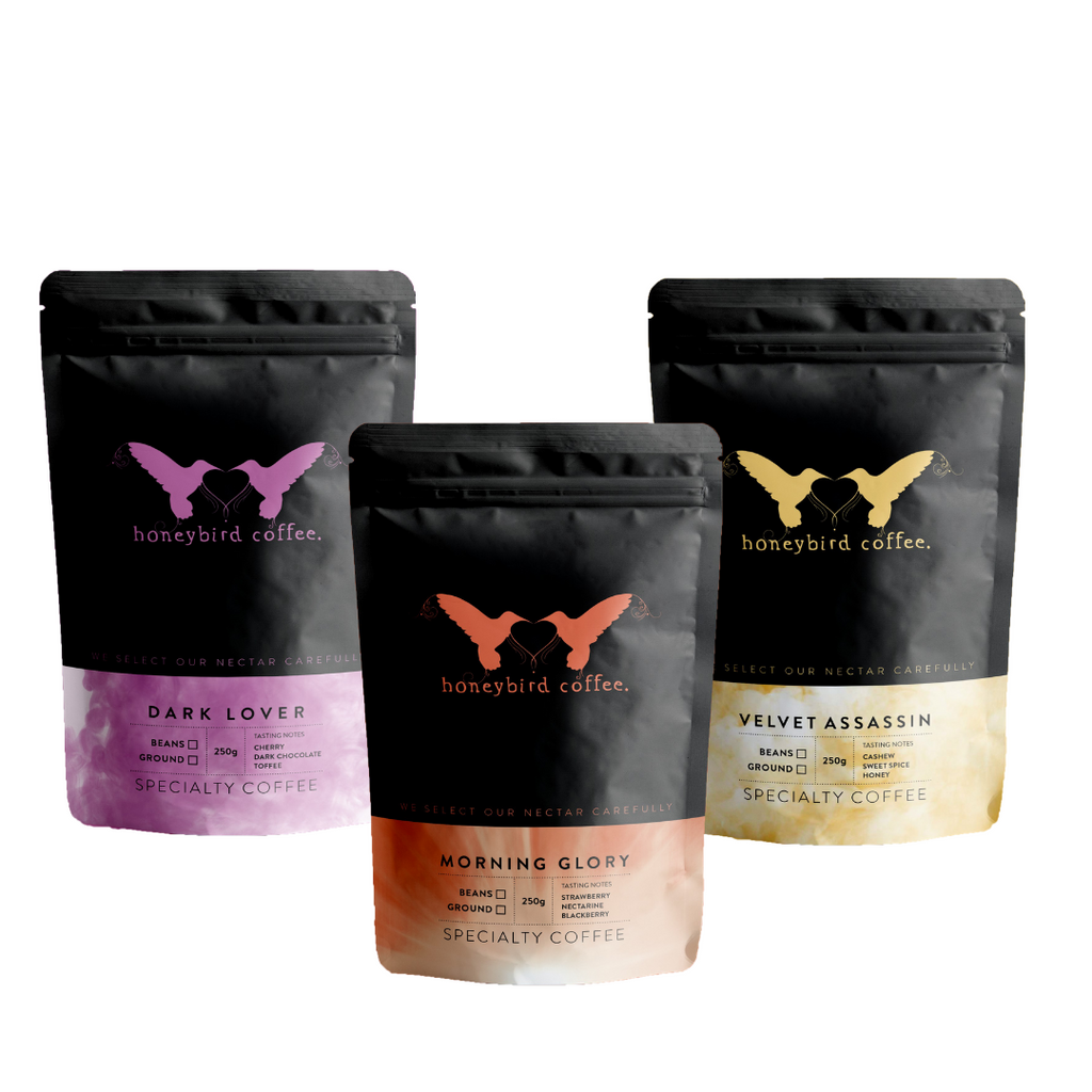 Honeybird Favourites Bundle 3x250g Honeybird coffee