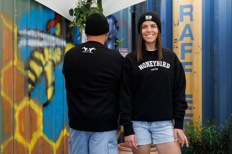 Honeybird Coffee Varisty Jumper