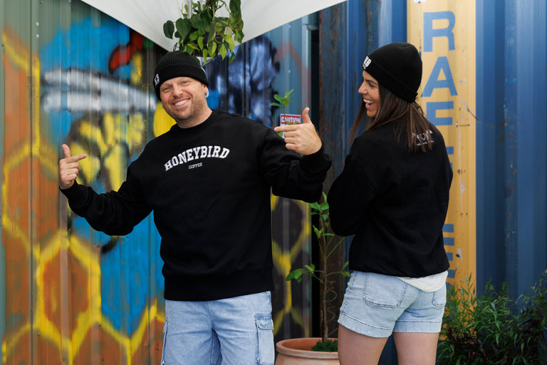 Honeybird Coffee Varisty Jumper
