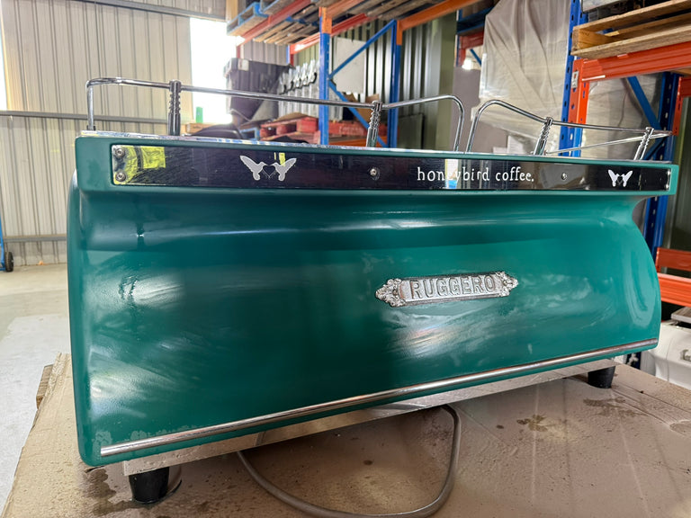 Expobar Ruggero 3 Group High Cup single-boiler Turquoise with 1 shot timer