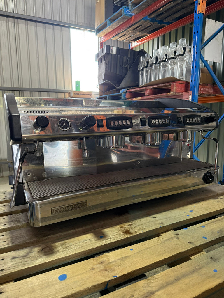 Expobar 3 Group Megacrem Low Cup single-boiler Black/Stainless