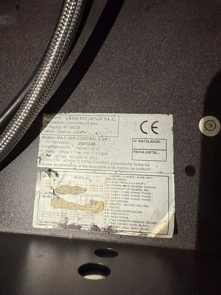 Expobar 3 Group Megacrem Low Cup single-boiler Black/Stainless