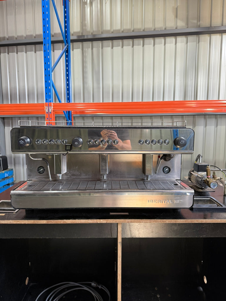 Iberital IB7 3 Group High Cup single-boiler Black/Stainless #2