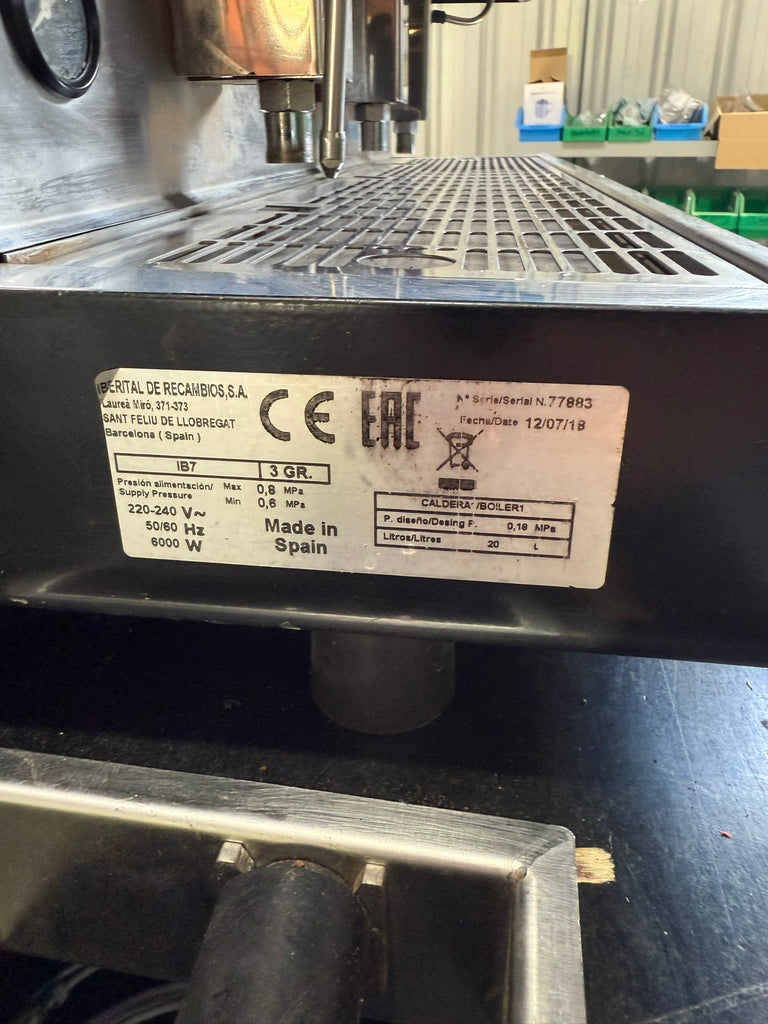 Iberital IB7 3 Group High Cup single-boiler Black/Stainless #2