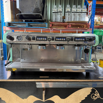 Expobar Ruggero 3 Group High Cup single-boiler Mint Green with 3 shot timers