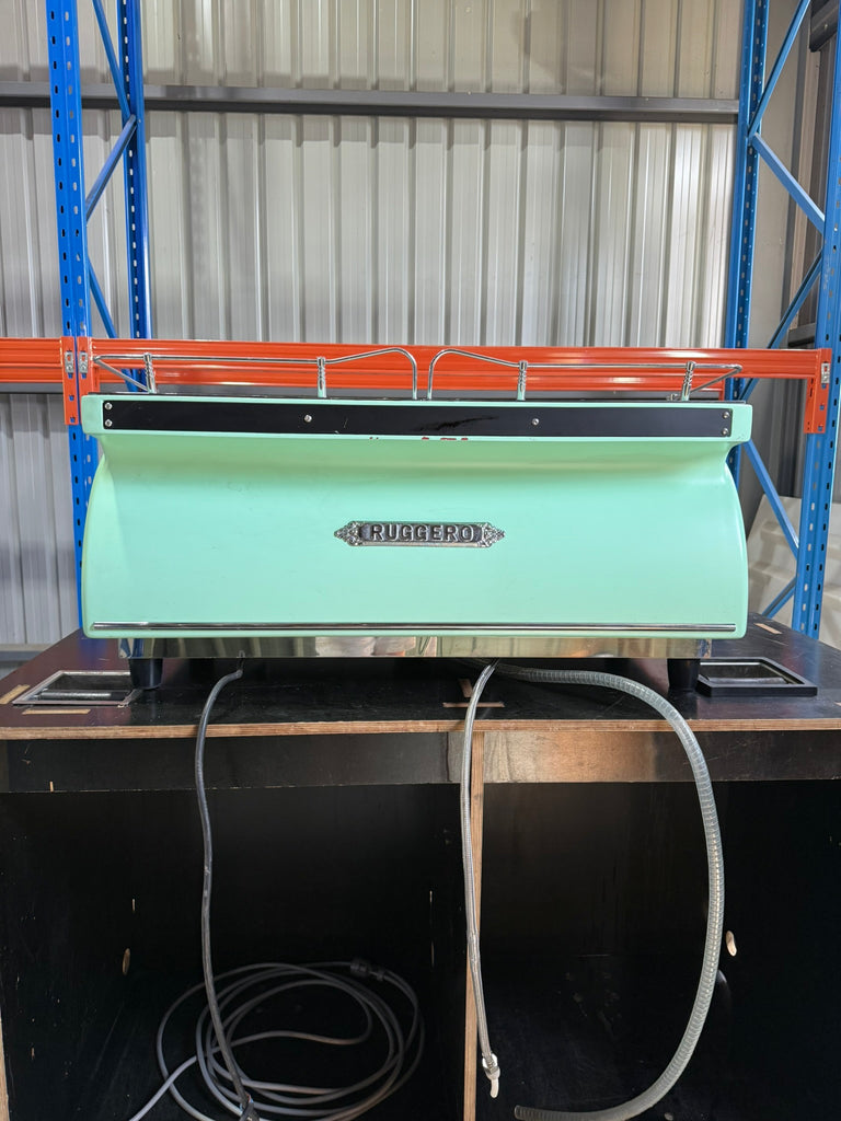 Expobar Ruggero 3 Group High Cup single-boiler Mint Green with 3 shot timers