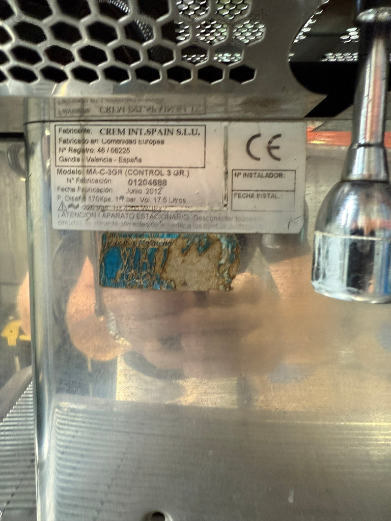 Expobar Ruggero 3 Group High Cup single-boiler Mint Green with 3 shot timers