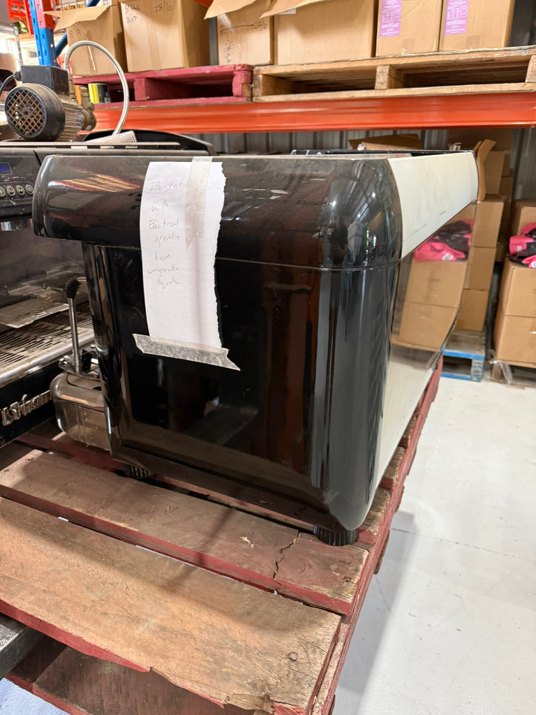 Iberital New 3 Group High Cup single-boiler Blue with shot timers - includes a parts machine.