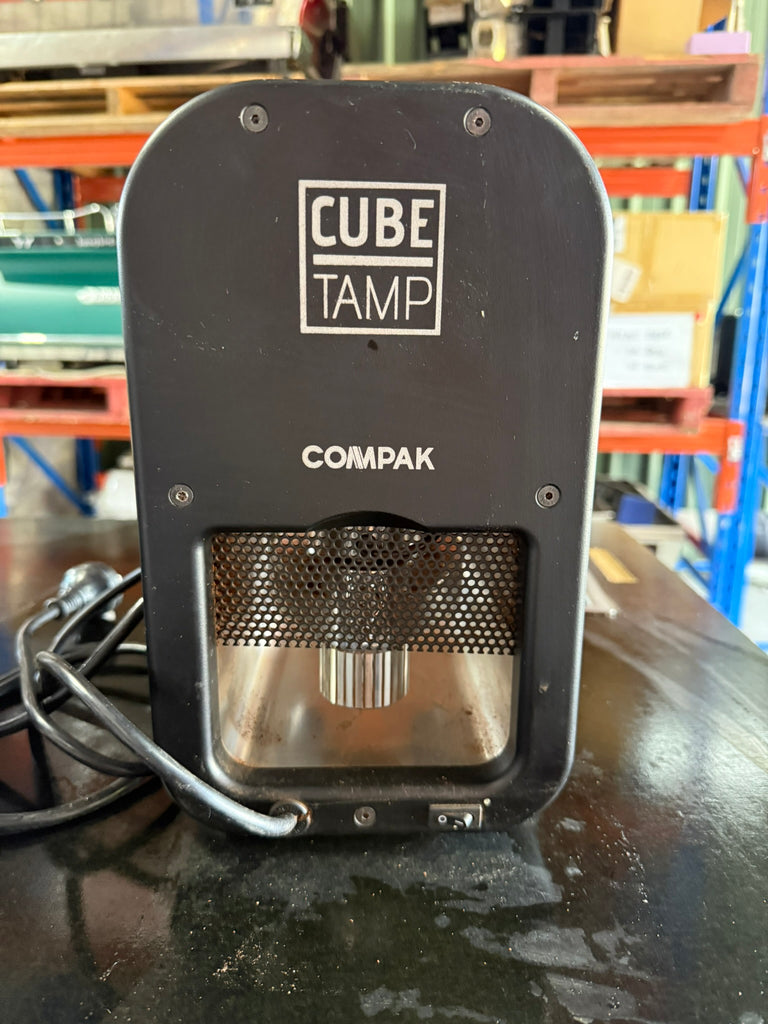 Compak Cube Auto Tamp - Matte Black