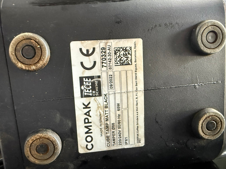 Compak Cube Auto Tamp - Black Silver #3