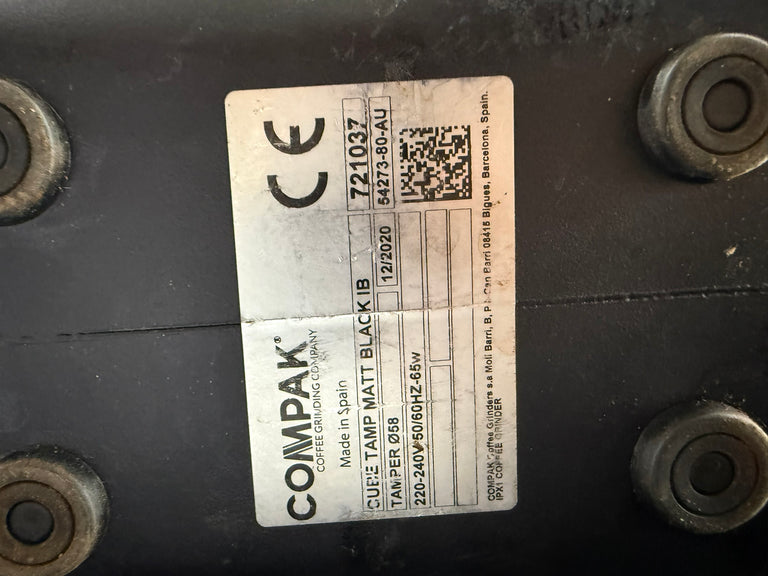 Compak Cube Auto Tamp -Matte Black #2