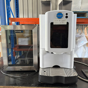 Carimali Armonia Soft Fully Automatic Bean to cup with Hot Choc Plus Schmick Milk Fridge