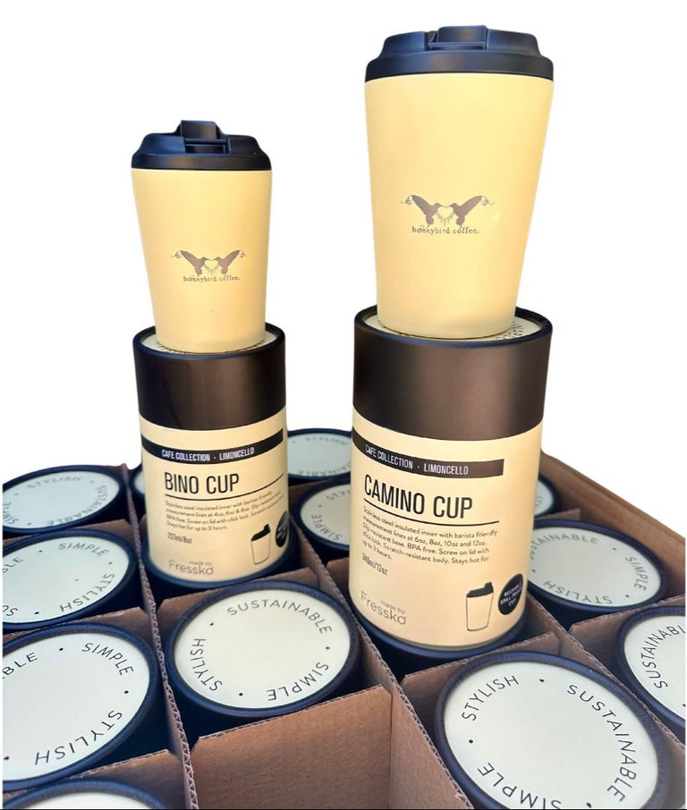 Honeybird Coffee Branded Fressko Keep Cup